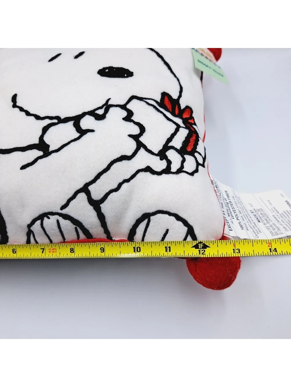 Charlie Brown Peanuts Holiday Snoopy Decor Pillows Tin Christmas Tree Ornament